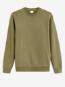 Celio Khakifarbenes Herren-Sweatshirt Celio Feseven