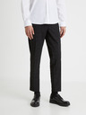 Celio Schwarz karierte Herren-Cropped-Hose Celio Fonoel