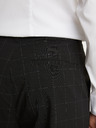 Celio Schwarz karierte Herren-Cropped-Hose Celio Fonoel