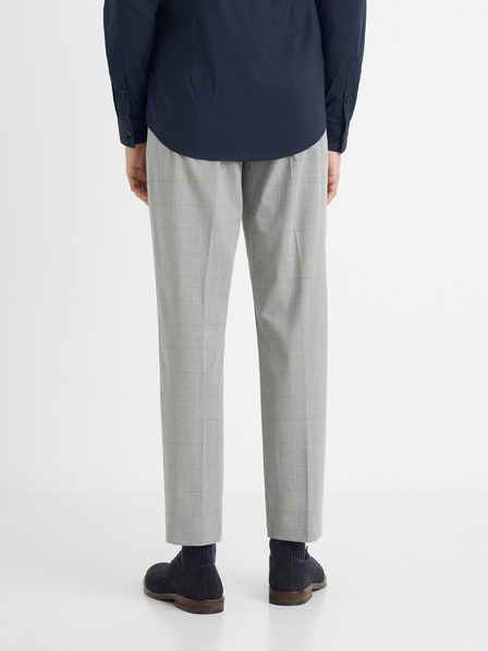 Celio Hellgraue Herren Karo-Kurzhose Celio Fonoel