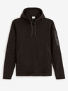 Celio Schwarzer Herren-Kapuzenpullover Celio Feyokehood
