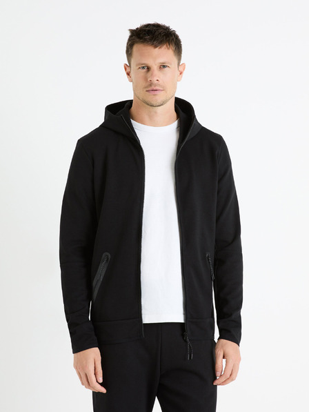 Celio Schwarze Herren-Kapuzenjacke Celio Fenewyoke