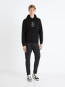 Celio Schwarzer Herren-Kapuzenpullover Celio Fejabowl