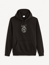 Celio Schwarzer Herren-Kapuzenpullover Celio Fejabowl
