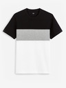 Celio Weißes und schwarzes Herrenhemd Celio Febloc