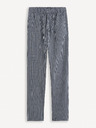 Celio Dunkelblauer gemusterter Herrenpyjama Celio Fipycar