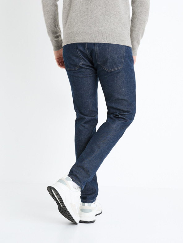 Celio Dunkelblaue Slim Fit Herrenjeans Celio Fotaper