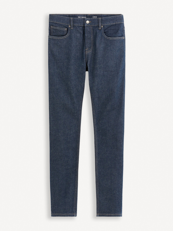 Celio Dunkelblaue Slim Fit Herrenjeans Celio Fotaper