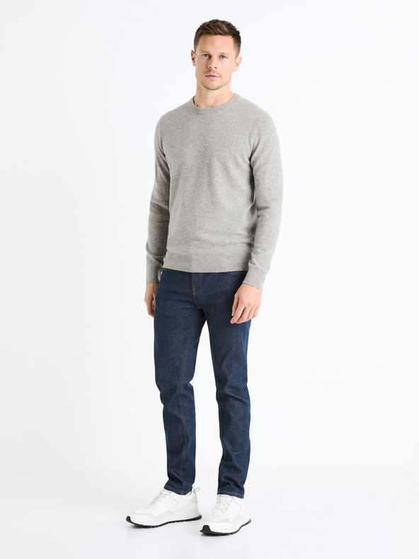 Celio Dunkelblaue Slim Fit Herrenjeans Celio Fotaper