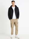 Celio Schwarze Herrenjacke Celio Fuhoodie2