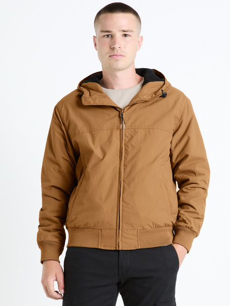 Celio Braune Herrenjacke Celio Fuhoodie2