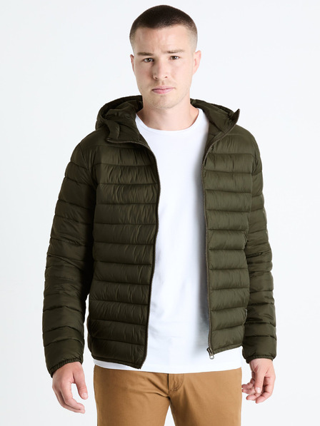 Celio Khaki Herren Steppjacke Celio Fububble