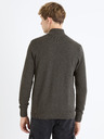Celio Grauer Herrenpullover Celio Fegillou