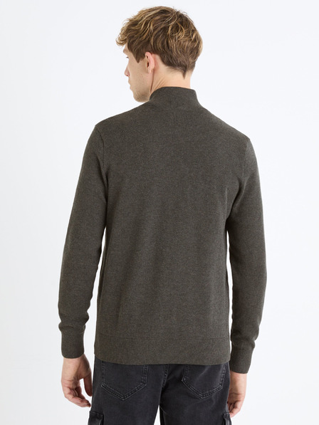Celio Grauer Herrenpullover Celio Fegillou