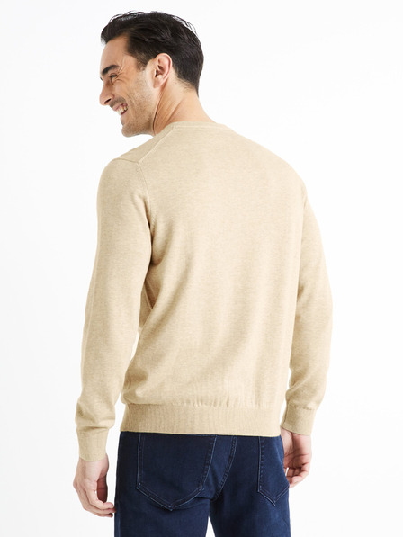 Celio Beige Herren Pullover Celio Decotonv