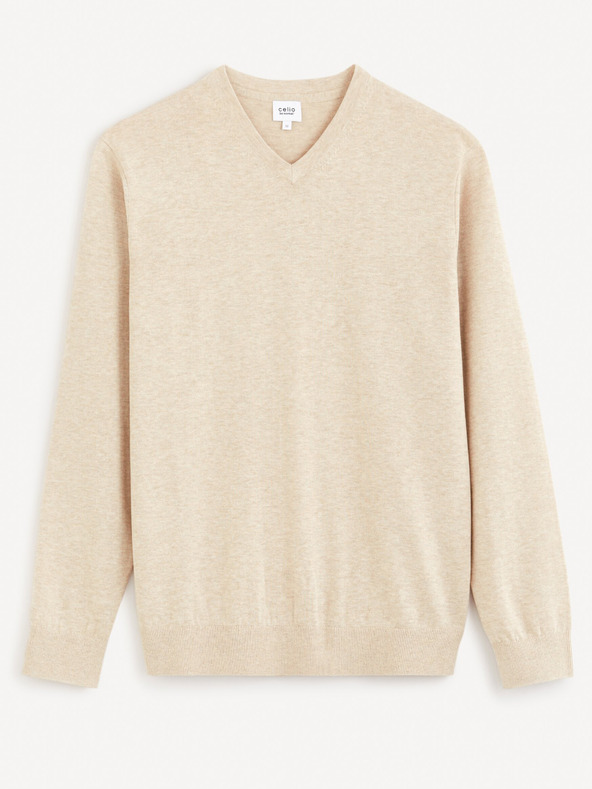 Celio Beige Herren Pullover Celio Decotonv