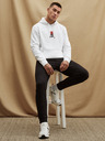 Celio Weißer Herren-Kapuzenpullover Celio Muhammad Ali