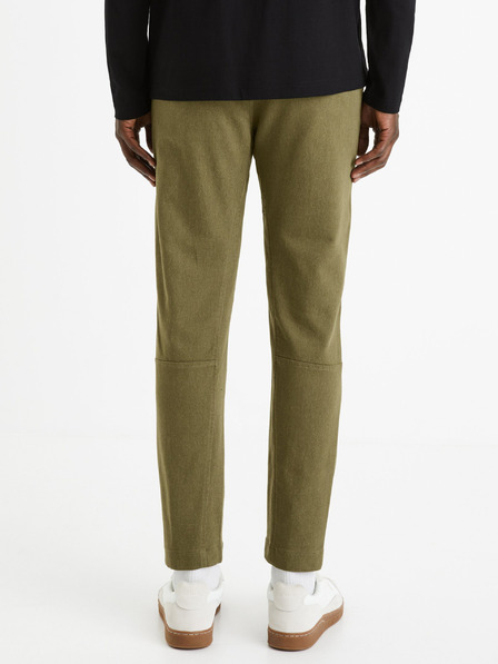 Celio Khakifarbene Herren-Cropped-Hose Celio Fodamso