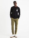 Celio Khakifarbene Herren-Cropped-Hose Celio Fodamso