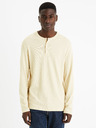 Celio Cremefarbenes Herren-T-Shirt Celio Feplay
