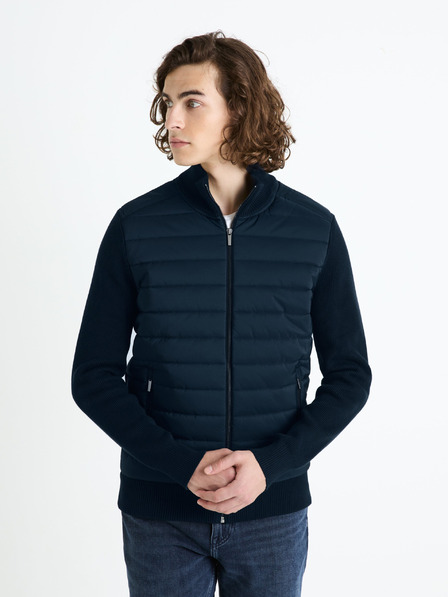 Celio Dunkelblaue Herren Celio Fergus leichte Steppjacke
