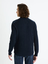 Celio Dunkelblaue Herren Celio Fergus leichte Steppjacke