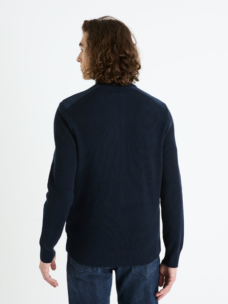 Celio Dunkelblaue Herren Celio Fergus leichte Steppjacke