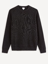 Celio Schwarzer Herren-Basic-Pullover Celio Femoon