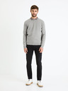 Celio Grauer Herren-Basic-Pullover Celio Beclo