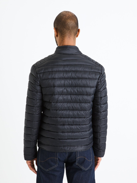 Celio Schwarze leichte Herren-Steppjacke Celio Fublack
