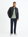 Celio Schwarze leichte Herren-Steppjacke Celio Fublack