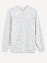Celio Hellgrauer Herren-Basic-Pullover Celio Fepax