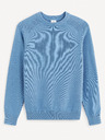 Celio Blauer Herren-Basic-Pullover Celio Febasic