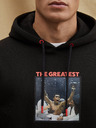 Celio Schwarzer Herren-Kapuzenpullover Celio Muhammad Ali