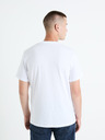 Celio Weißes Herren-T-Shirt Celio Fetexto