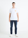 Celio Weißes Herren-T-Shirt Celio Fetexto