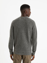 Celio Grauer Herren-Basic-Pullover Celio Felinode