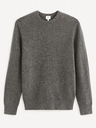 Celio Grauer Herren-Basic-Pullover Celio Felinode