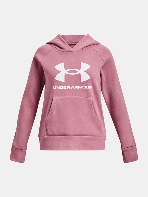 Under Armour Pink Hoodie Under Armour UA Rival Fleece BL Hoodie