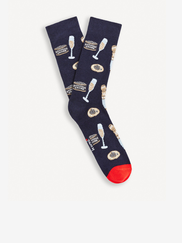 Celio Set aus Boxershorts und Socken in Rot und Blau von Celio