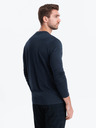 Ombre Clothing Dunkelblaues Herren-Button-Down-Hemd Ombre Clothing HENLEY