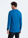 Ombre Clothing Blaues Herren-Button-Down-Hemd Ombre Clothing HENLEY