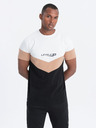 Ombre Clothing Braun-schwarzes Herren-Button-Down-Hemd Ombre Clothing