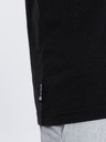 Ombre Clothing Schwarzes Herren-Basic-T-Shirt mit Tasche Ombre Clothing