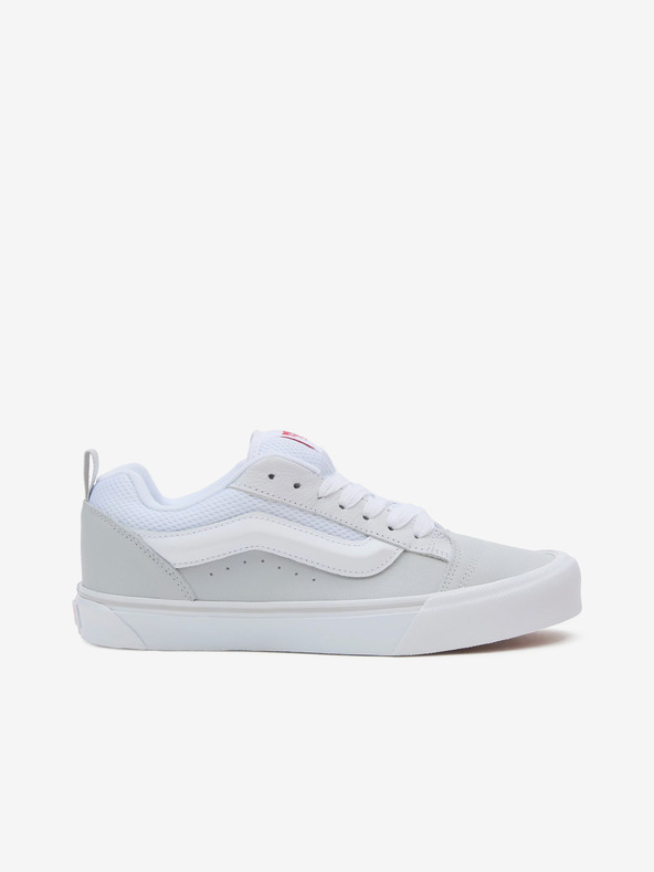 Vans Hellgraue Turnschuhe mit Lederdetails VANS Knu Skool
