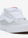 Vans Hellgraue Turnschuhe mit Lederdetails VANS Knu Skool