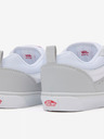 Vans Hellgraue Turnschuhe mit Lederdetails VANS Knu Skool
