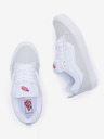 Vans Hellgraue Turnschuhe mit Lederdetails VANS Knu Skool