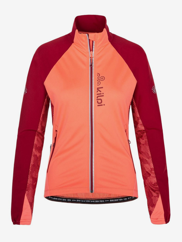 Kilpi Rote und korallfarbene Kilpi Nordim-W Sportjacke für Damen