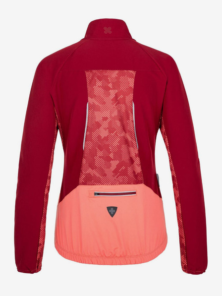 Kilpi Rote und korallfarbene Kilpi Nordim-W Sportjacke für Damen